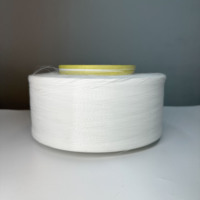 Torsion personnalisable et couleurs 100% polyester recyclé FDY fil blanc brut 190D/48F avec certificat OEKO/GRS
