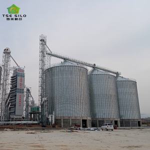 Grand silo à grains professionnel SolisFer en acier galvanisé, assemblé par boulons, pour le <span class=keywords><strong>stockage</strong></span> <span class=keywords><strong>de</strong></span> céréales et d'aliments, capacité 150-10000 tonnes - Product Image 3