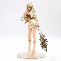 Figurines d'anime personnalisées pose debout elfe blanc femme Mage figurine d'action Anime 2D Sexy décor de bureau, modèle de boîtier PC, cadeau