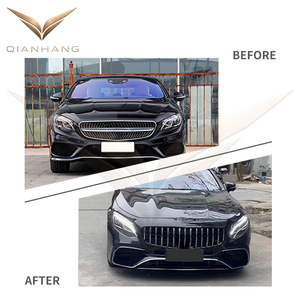 Nouveau kit carrosserie style AMG63 W217 en PP, pare-chocs avant et arrière, jupes latérales, conversion pour coupé Classe S C217 2015-2020 - Product Image 3