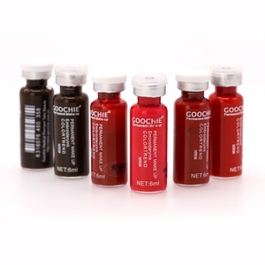 Goochie PMU 6ML ceja labio Micro pigmento maquillaje permanente <span class=keywords><strong>pintura</strong></span> tatuaje tinta Microblading Kit - Product Image 3
