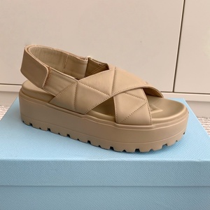 Sandalias de Plataforma de Diseño para Mujer, Cuero Genuino, Calzado Casual de Verano para Dama, Zapatos con Aumento de Altura, Sandalias de Primavera - Product Image 2