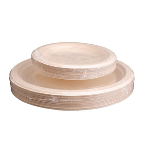 Assiettes de pâte à modeler pour la <span class=keywords><strong>Pizza</strong></span>, lot de 100 assiettes à Sublimation, vaisselle de table, assiette de bagcombat naturelle jetable pour la <span class=keywords><strong>Pizza</strong></span> - Product Image 6