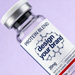 Etiquetas de Viales de Péptidos de 3 ml y 10 ml con Holograma Personalizado de Alta Calidad para Envasado Farmacéutico - Product Image 1