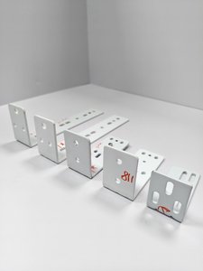 Accessoires de rideaux motorisés électriques en gros Rails en S de couleur blanche Support mural à rail unique - Product Image 2