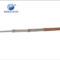 Câble coaxial haute température câble RF brun clair RG400 câble coaxial RF avec conducteur en cuivre argenté gaine FEP