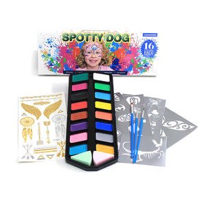 Kit de <span class=keywords><strong>maquillaje</strong></span> lavable para niños, suministros de pintura corporal, <span class=keywords><strong>Cara</strong></span> de arcoíris, venta al por mayor - Product Image 5