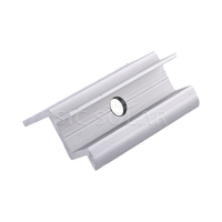 Pince d'extrémité pince de panneau solaire fixe ou réglable pour support solaire de système de montage solaire Mini Rail solaire