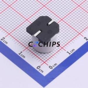 Condensador Electrolítico de Aluminio SMD UV2E100M1010, D10xL10.2mm 10uF 20% 250V 10mm - Product Image 2