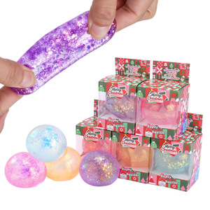 Cross-border New Christmas Gold-<b>dust</b> Ball Malt Candy Squishy Stress-relief Toy Venting Bouncy Halloween Decoration Thermoplastic - Product Image 2