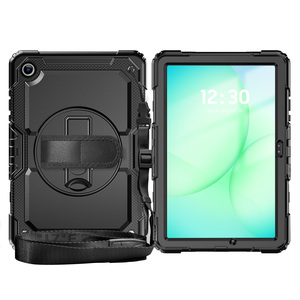 Étui <span class=keywords><strong>pour</strong></span> <span class=keywords><strong>tablette</strong></span> Protecteur d'écran intégré <span class=keywords><strong>pour</strong></span> <span class=keywords><strong>Samsung</strong></span> Galaxy Tab A11 PLUS 2025 avec support rotatif à 360 et bandoulière - Product Image 6