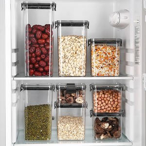 NFS Factory Custom Transparent Pet Material Plastic Food <strong>Storage</strong> Container <strong>Kitchen</strong> Airtight Containers <strong>Box</strong> - Product Image 3