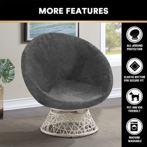 <span class=keywords><strong>Housse</strong></span> <span class=keywords><strong>de</strong></span> <span class=keywords><strong>chaise</strong></span> en velours doux et lisse pour la maison - Product Image 6