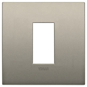 Placca Classica Vimar 1M Champagne Opaco 9,7x9,7cm - Product Image 1