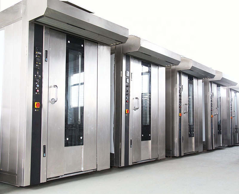 Автоматическая Вращающаяся печь для выпечки тортов и хлеба из нержавеющей стали