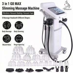Masseur anticellulite 3 en 1 G8, machine de massage par vibration G8 avec <span class=keywords><strong>ventouse</strong></span> pour la perte de graisse et l'amincissement du corps - Product Image 1