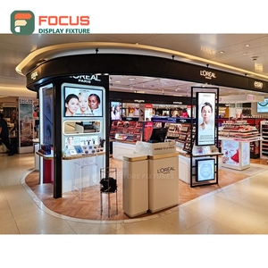 Commercial Boutique Store Powder Coated Metal Retail Shelving Store Solution Cosmetic Shop Design - Product Image 6