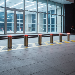 Otomatik hidrolik geri çekilebilir direkler paslanmaz çelik konut yükselen yol direkleri araba için trafik bariyerleri - Product Image 2