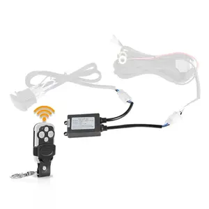 9-16V 30 Meters Long Range ON OFF 6 Strobe Patterns Wireless Remote Control Switch Harness