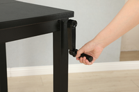 Banc de travail manuel à 4 pieds, hauteur réglable, support de levage, bureau de jeu avec bureau de 1200x600mm