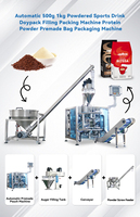 Machine à emballer automatique de poche de poudre de café moulu de haute précision 500g 1kg Machine à emballer instantanée de poudre de café de poudre de cacao