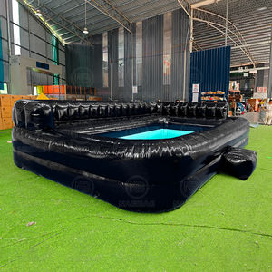 Benutzer definierte aufblasbare Pool Sofa Outdoor Hinterhof Wasserspiel Entspannung Kombinieren Sofa <span class=keywords><strong>Pools</strong></span> Form Lounging Seat - Product Image 1