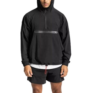 Chaquetas Anorak Personalizadas para Hombre al por Mayor, con Cierre de 1/4, Ligeras, para Exteriores, Cortavientos e Impermeables - Product Image 2
