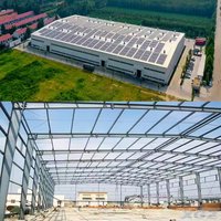Nouveau panneau de toit à énergie solaire économe en énergie 1.5 MW Projet d'énergie solaire PV Structure en acier Usine Entrepôt Atelier Bâtiment