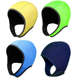 <span class=keywords><strong>Bonnet</strong></span> <span class=keywords><strong>de</strong></span> plongée en néoprène réglable avec sangle sous le menton, cagoule thermique pour la plongée, le surf, le kayak, la natation et la pêche sous-marine - Product Image 2