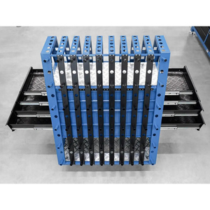 GPPH <b>Trolley</b> L 1000x800x1130mm <b>tool</b> <b>trolley</b> with 8 drawers, 28mm holes - Product Image 3