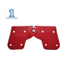 Bisagra Plana Industrial de Alta Resistencia de Aleación de Aluminio Roja para Escalera Plegable, Accesorio de Repuesto para Reparación de Escaleras - Product Image 2