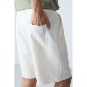 Pantalones Cortos Tommylife para Hombre, Corte Estándar, Color Crudo, Algodón, Casual, Transpirable, Talla S - Product Image 3