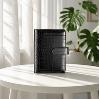 Carnet de notes rechargeable personnalisé avec système de reliure à 6 anneaux pour marques à étiquette privée
