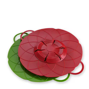Heat Resistant Reusable Silicone Suction <strong>Lids</strong> Spill Stopper Pot <strong>Pan</strong> <strong>Lid</strong> Cover Silicone Kitchen Overflow <strong>Lid</strong> - Product Image 1