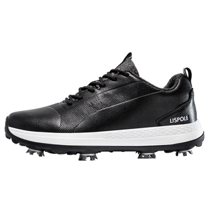 Top Grade Genuine Leather <b>Waterproof</b> Non-Slip Professional Golf Shoes Men Low MOQ OEM Lightweight Summer Winter <b>Trainer</b> Spikes - Product Image 1