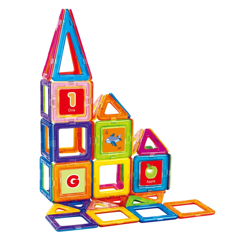 3D nam châm Câu Đố xếp chồng khối từ xây dựng gạch cho sáng tạo mở-kết thúc chơi, đồ chơi giáo dục Khối xây dựng