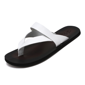 Men's <b>Flip</b> <b>Flops</b> Sandals Zoris <b>Slippers</b> Outdoor Walking Hiking Beach Shoes Sport PU Leather Summer Flats Breathable Light Weight - Product Image 3