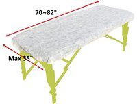 Serviettes de salon de beauté et de spa en stock, draps jetables pour table de massage, draps jetables pour lit de soin du visage, draps jetables pour table de massage