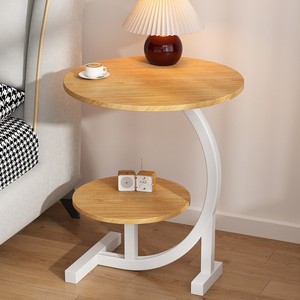 Simple Small Multifunctional Marble Top Modern Bedside Sofa <b>Coffee</b> <b>Table</b> for Bedroom Living Room Home Storage Rack Balcony Side - Product Image 6