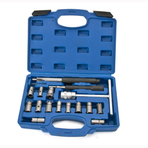 17Pcs Diesel Injector Seat Cutter Cleaner Universal Re-Face <strong>Reamer</strong> <strong>Tool</strong> Set - Product Image 1
