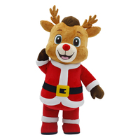 Disfraz Inflable Gigante de Reno Navideño Adorable para Adultos