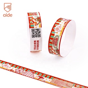 Custom Waterproof Ticket Paper Synthetic Tyvek Wristbands Event Wristbands Personalized Bracelets Paper Wristband