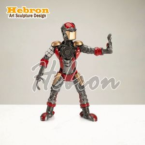 Mostrador de Recepción Metálico Industrial para Pequeños Negocios, con Diseño de Número de Llamada y Tema de Ángel, Impresión Digital para Locales de Barbacoa - Product Image 4