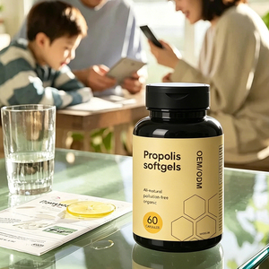 Gélules de Propolis Personnalisées OEM, Gelée Royale, <span class=keywords><strong>Pollen</strong></span> <span class=keywords><strong>d</strong></span>'<span class=keywords><strong>Abeille</strong></span>, Vitamine E, Produit Apicole Naturel, Riche en Protéines, Soutien Immunitaire pour Adultes - Product Image 4