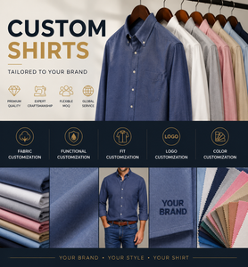 Camicia da <span class=keywords><strong>Uomo</strong></span> <span class=keywords><strong>Bianca</strong></span> 100% Cotone Formale con Bottoni Tinta Unita Lunga Personalizzata di Alta Qualità Camicie Oxford per <span class=keywords><strong>Uomo</strong></span> - Product Image 3