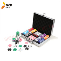 Logo personnalisé 40mm Argile et ABS Matériel Poker Chip avec 11.5g Poids Costume Design