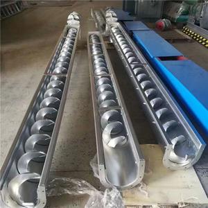 Alimentador de tornillo sin fin tipo tubo en forma de U de acero inoxidable, 200-6000 kg/h, nuevo, para lodos, cemento, polvo seco, núcleo de motor - Product Image 4
