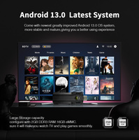 Dispositivo de TV al por Mayor, Dispositivo de IPTV HDR, TV 4K, Dongle de TV Inteligente, Wifi Dual, 2 GB, 16 GB, 4 Núcleos, 64 bits, Android con Control Remoto