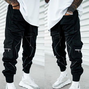 Pantalons Cargo <span class=keywords><strong>Homme</strong></span> Vente en Gros d'Usine Streetwear Hip Hop Longs Pantalons Kaki de Survêtement avec Multi-Poches - Product Image 5