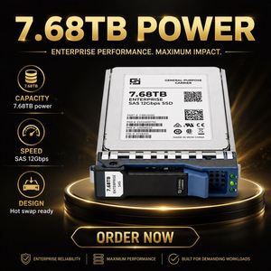 P19945-B21 7.68TB ฮาร์ดดิสก์แบบ SAS SSD ระดับองค์กร ความเร็ว 12Gbps ขนาด 2.5 นิ้ว สำหรับจัดเก็บข้อมูลเซิร์ฟเวอร์ - Product Image 6